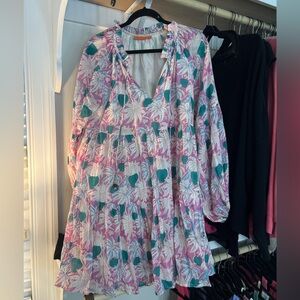 Oliphant long sleeve mini dress